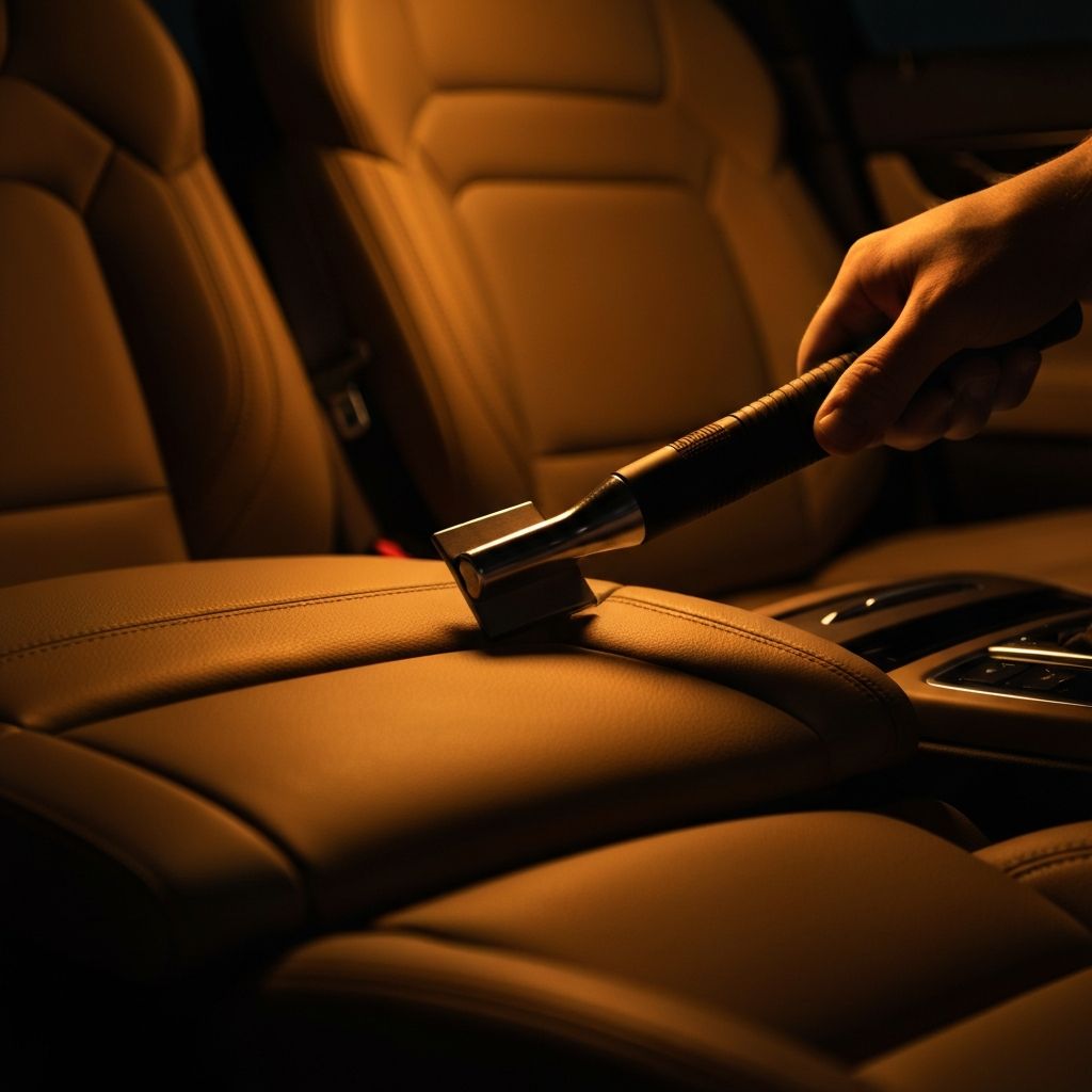 Premium interior detailing and leather restoration